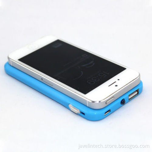 JP-S03 Li-polymer battery power bank with 4 LED power indicators and hidden inside cable